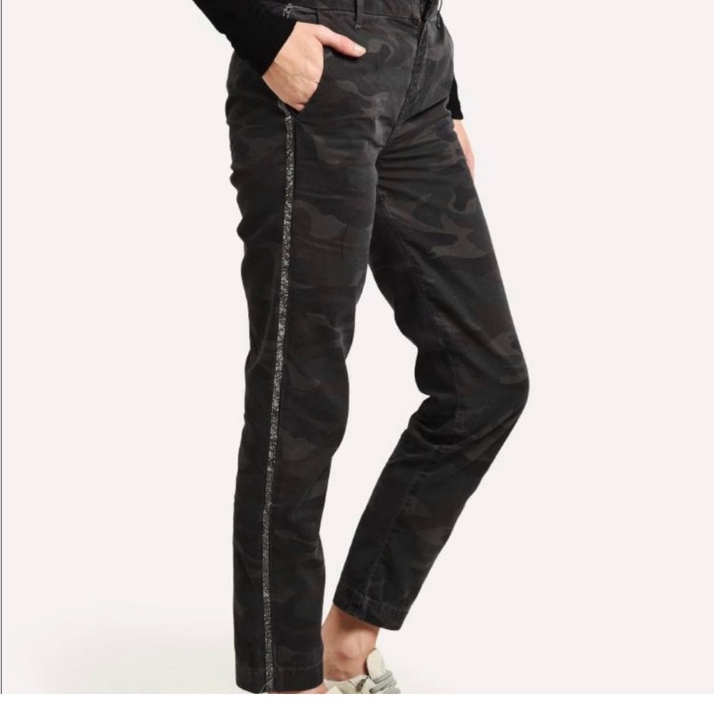NWT Sundry Camo pants with Sparkle Detail